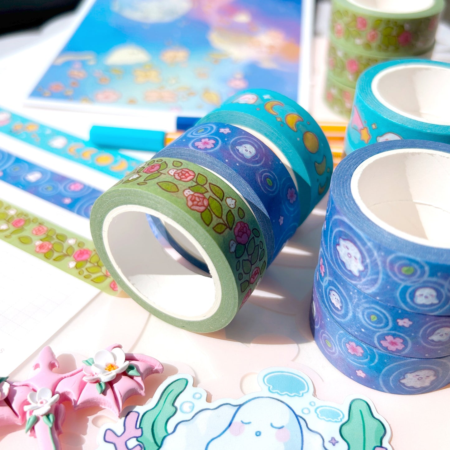 Dreamy Moon Washi Tape