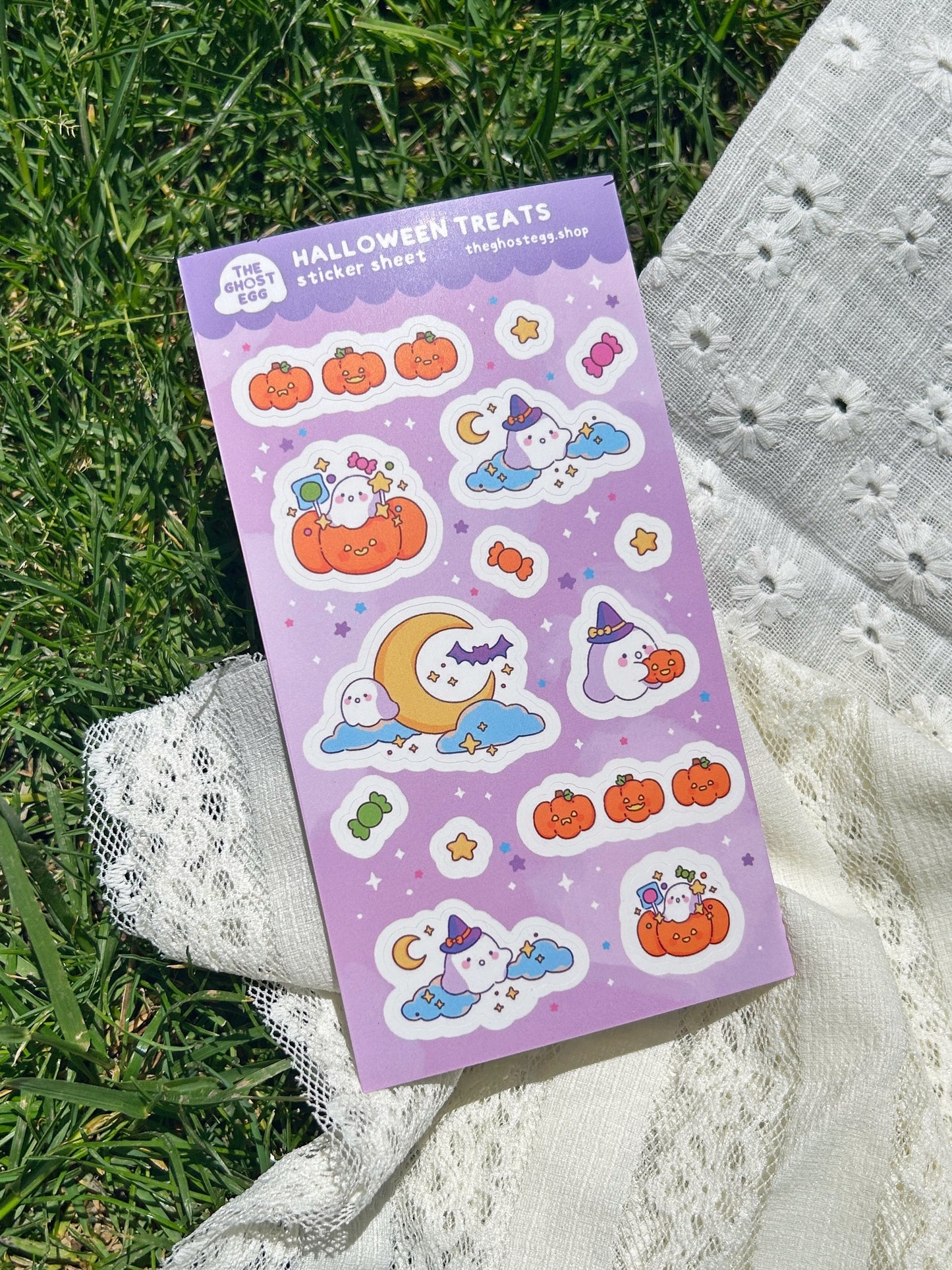 Matte Halloween Treats Sticker Sheet