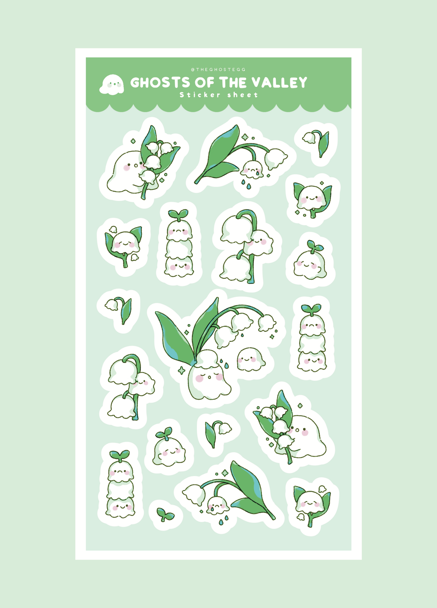 Ghosts of the Valley Sticker Sheet