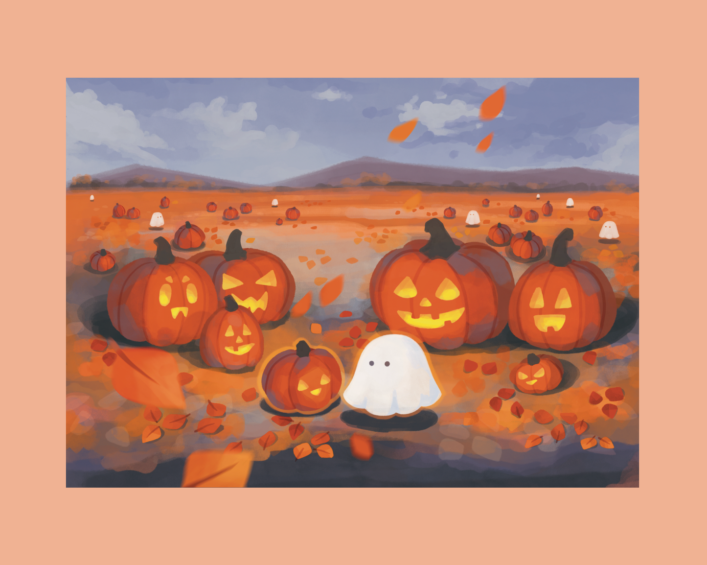 Autumn Pumpkin Patch Print