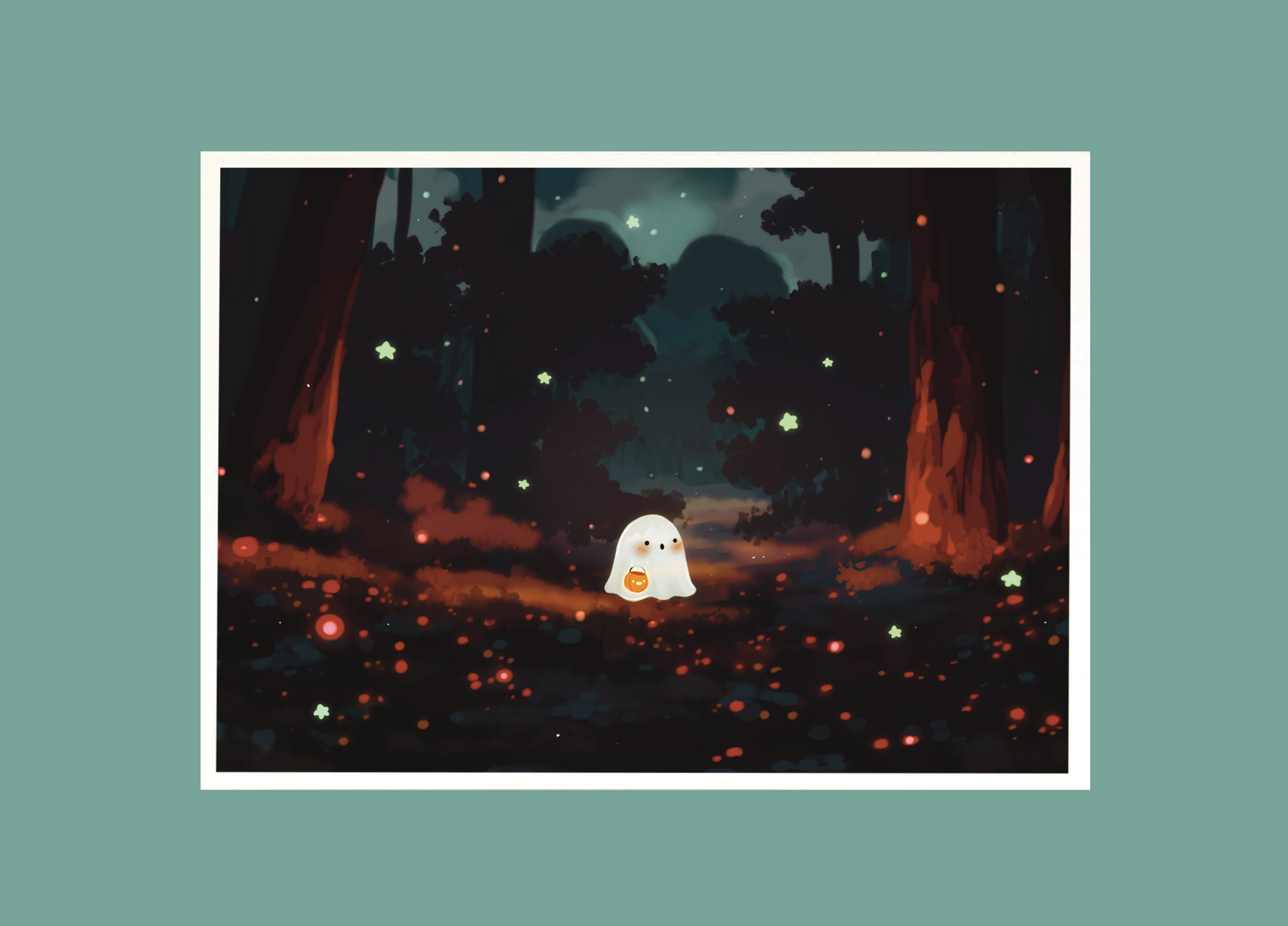 Ghosty Trick or Treat Print
