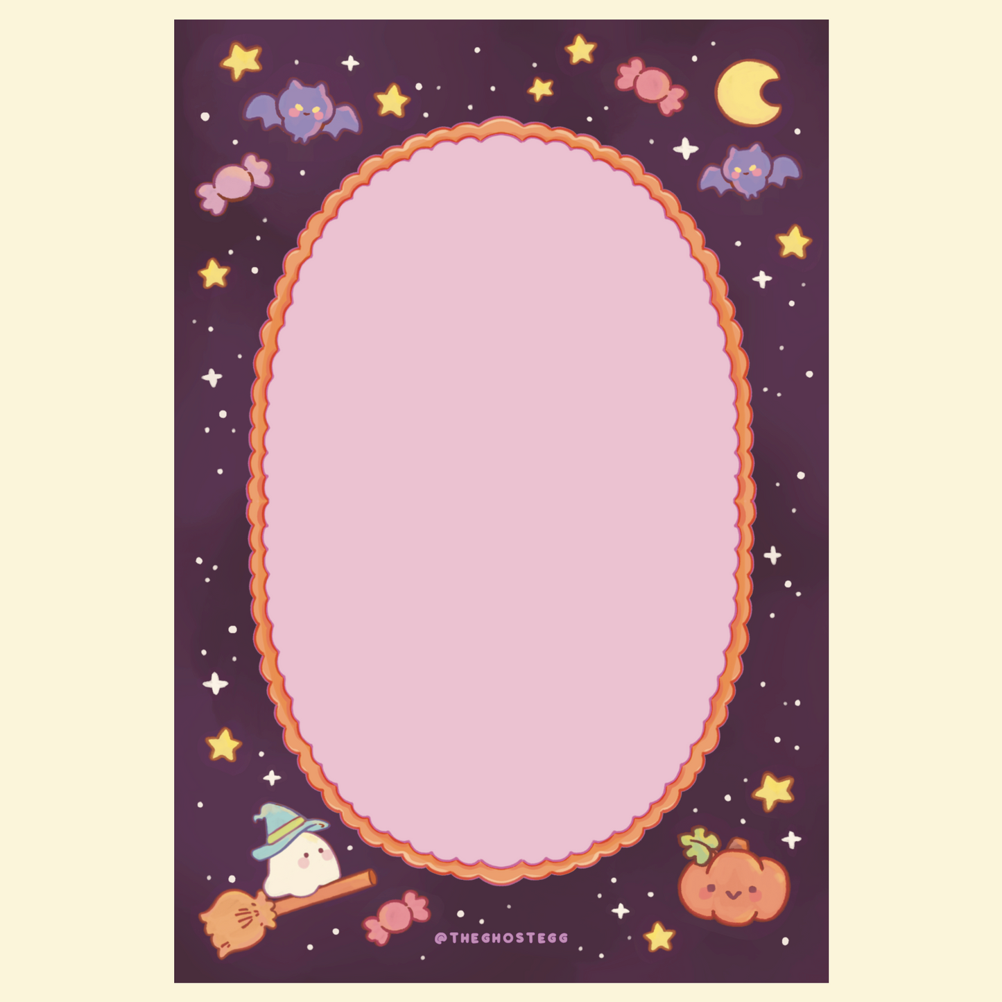 Starry Halloween Memo Pad