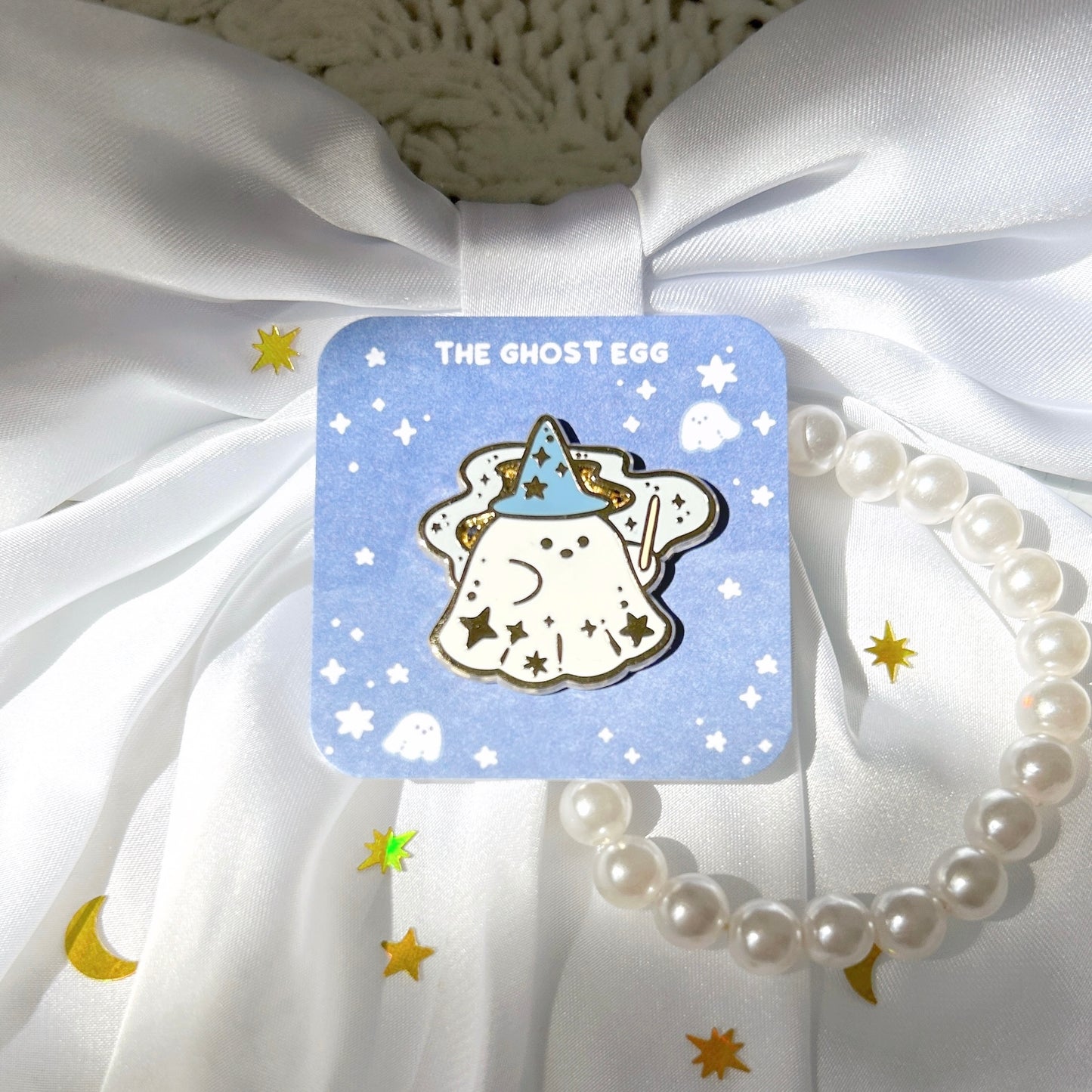 Ghost Wizard Enamel Pin