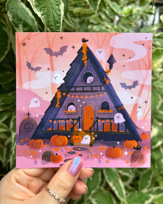 Haunted Cabin Print