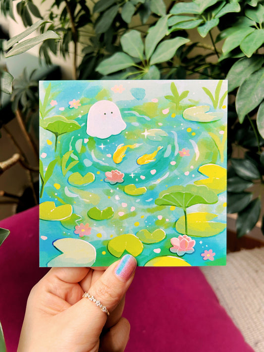 Koi Pond Print