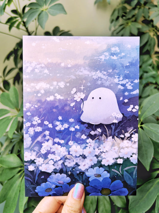 Daisy Flower Field Print