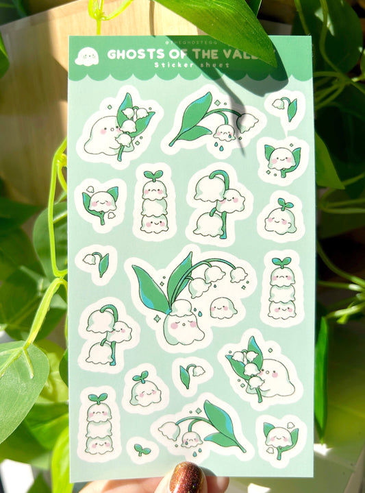 Ghosts of the Valley Sticker Sheet