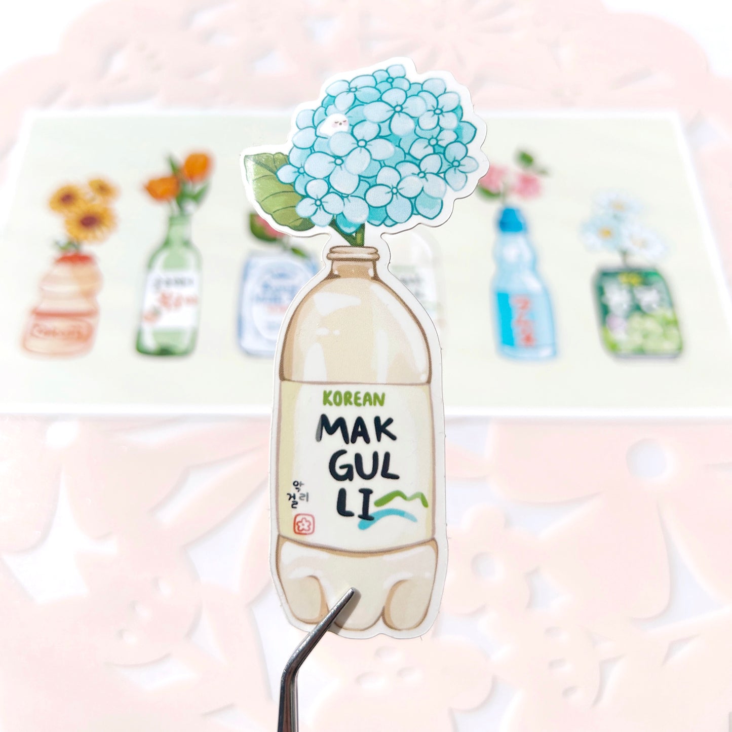 Asian Drink Vase Stickers (Updated!)