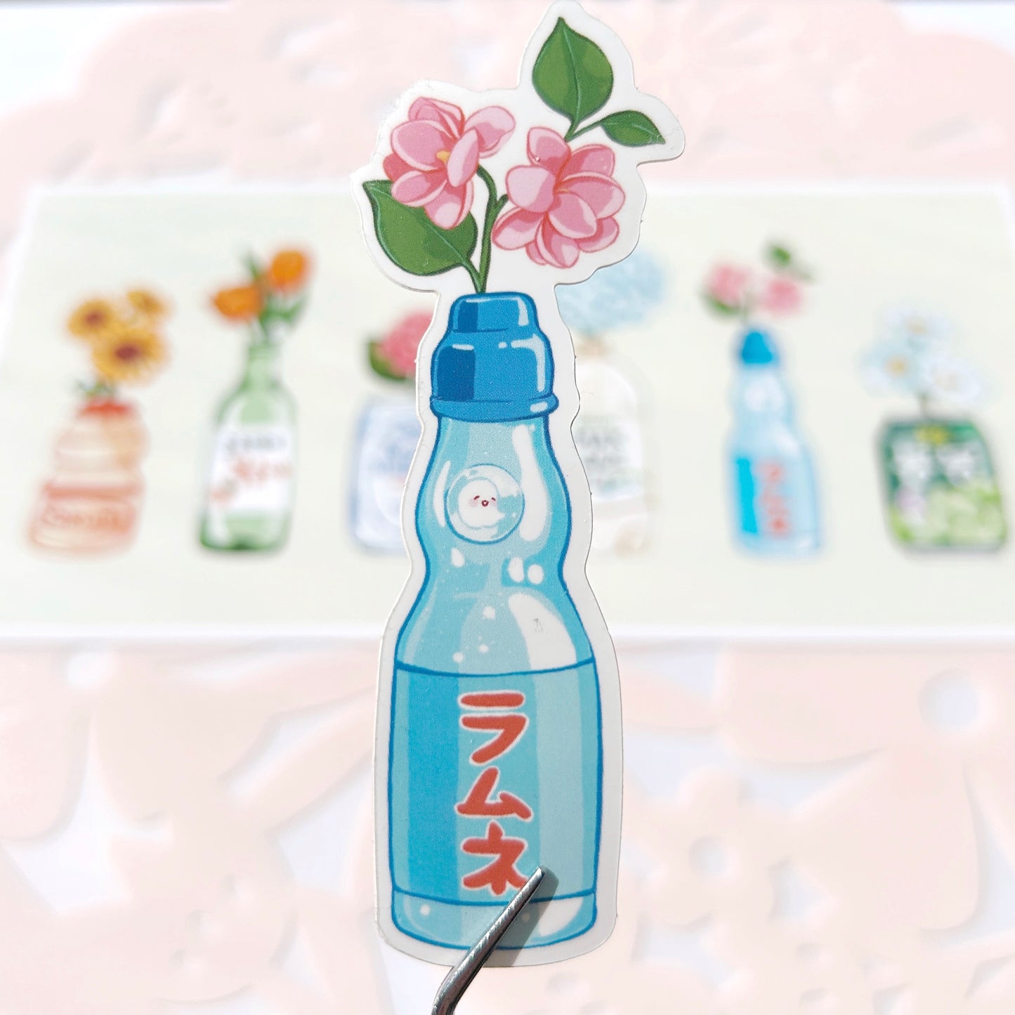 Asian Drink Vase Stickers (Updated!)