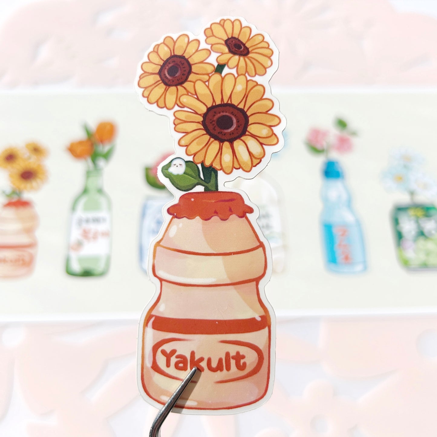 Asian Drink Vase Stickers (Updated!)