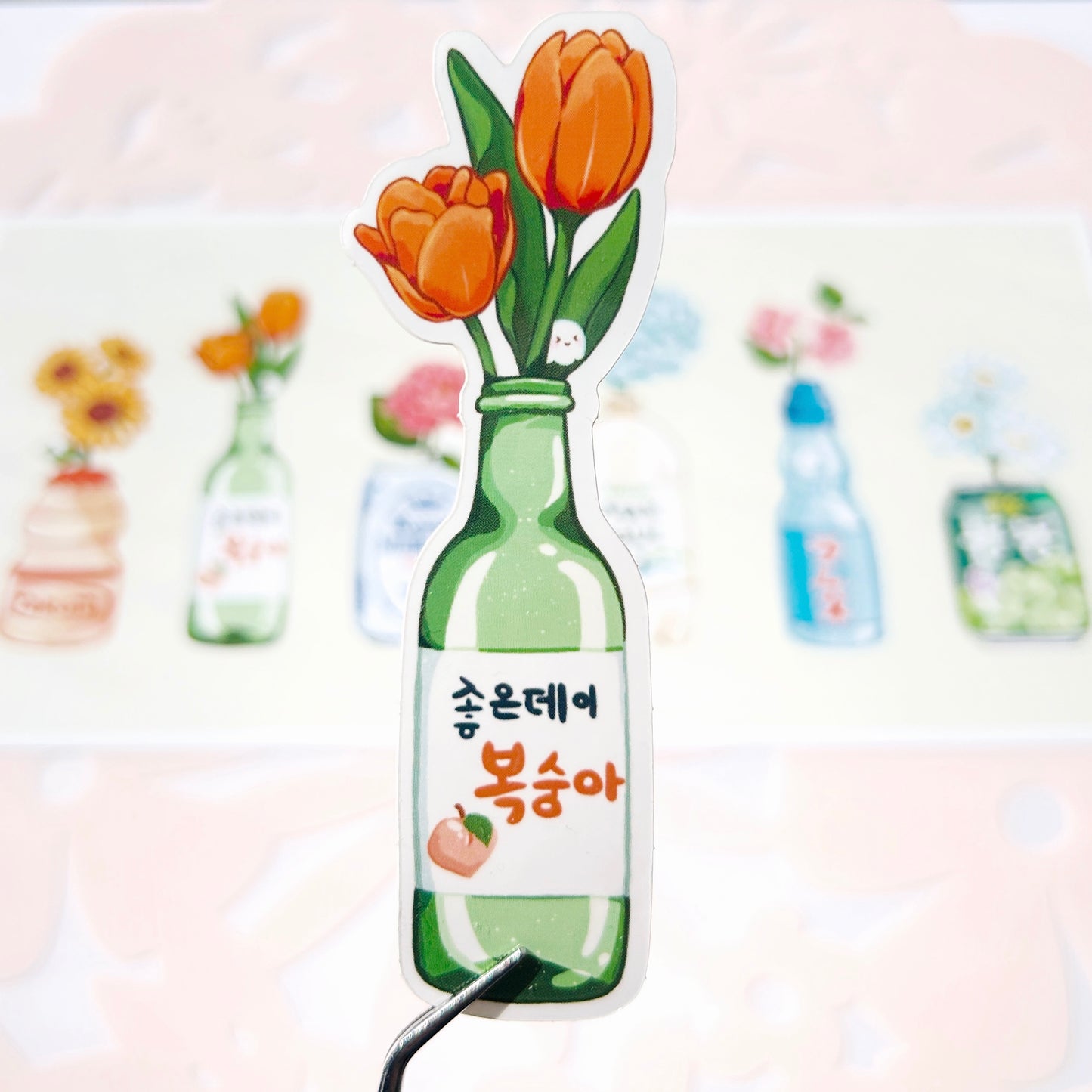 Asian Drink Vase Stickers (Updated!)