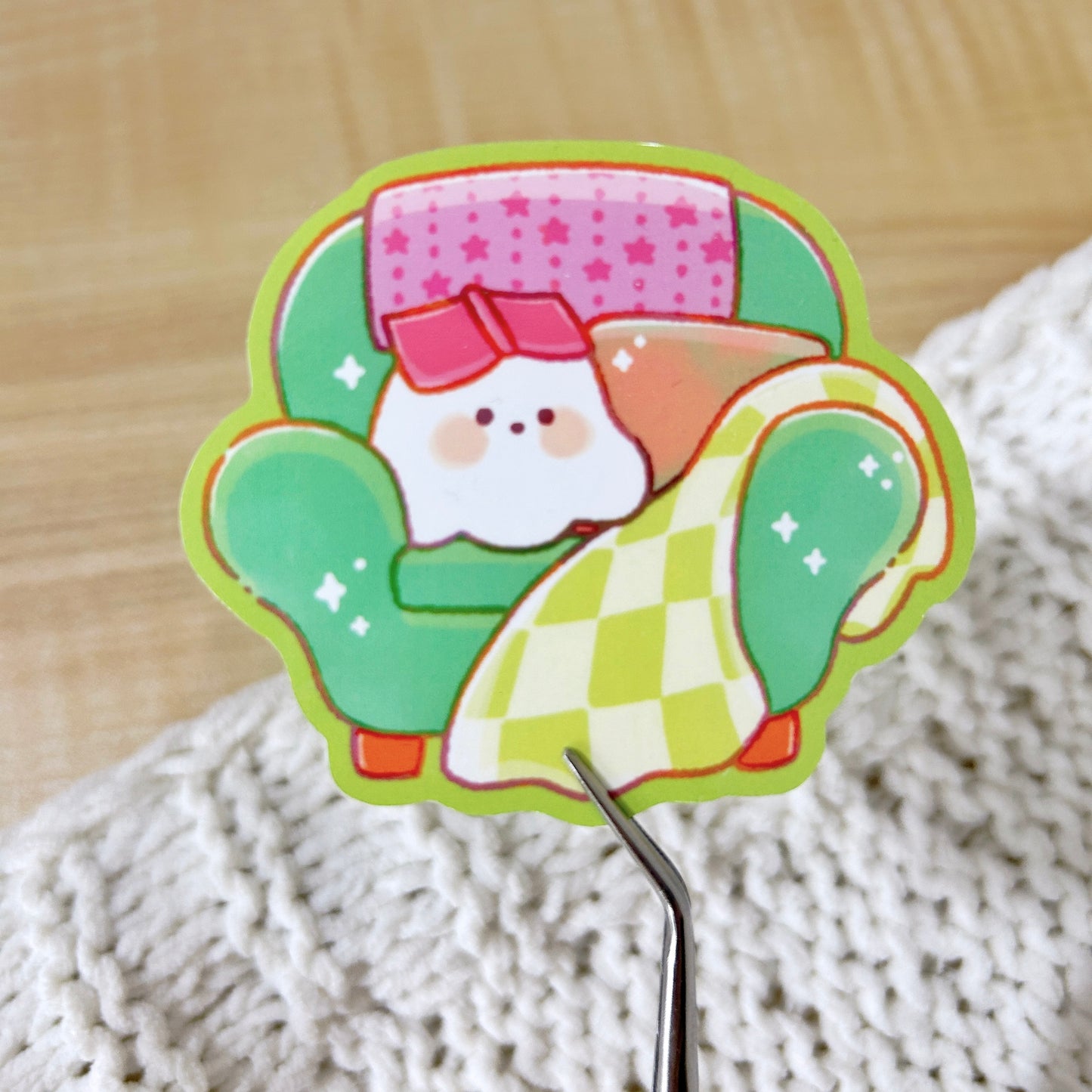 Bookish Ghost Sticker