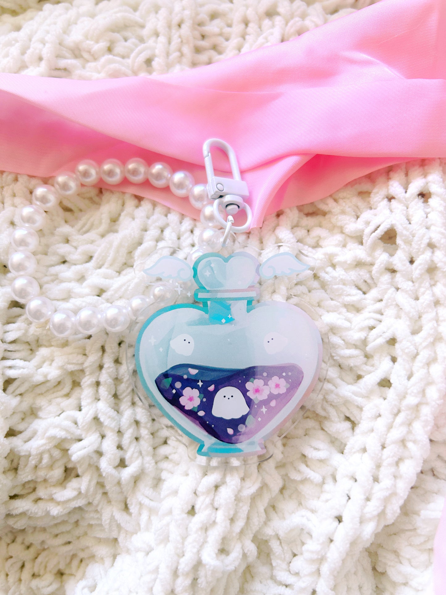 Ghost Potion Acrylic Keychain