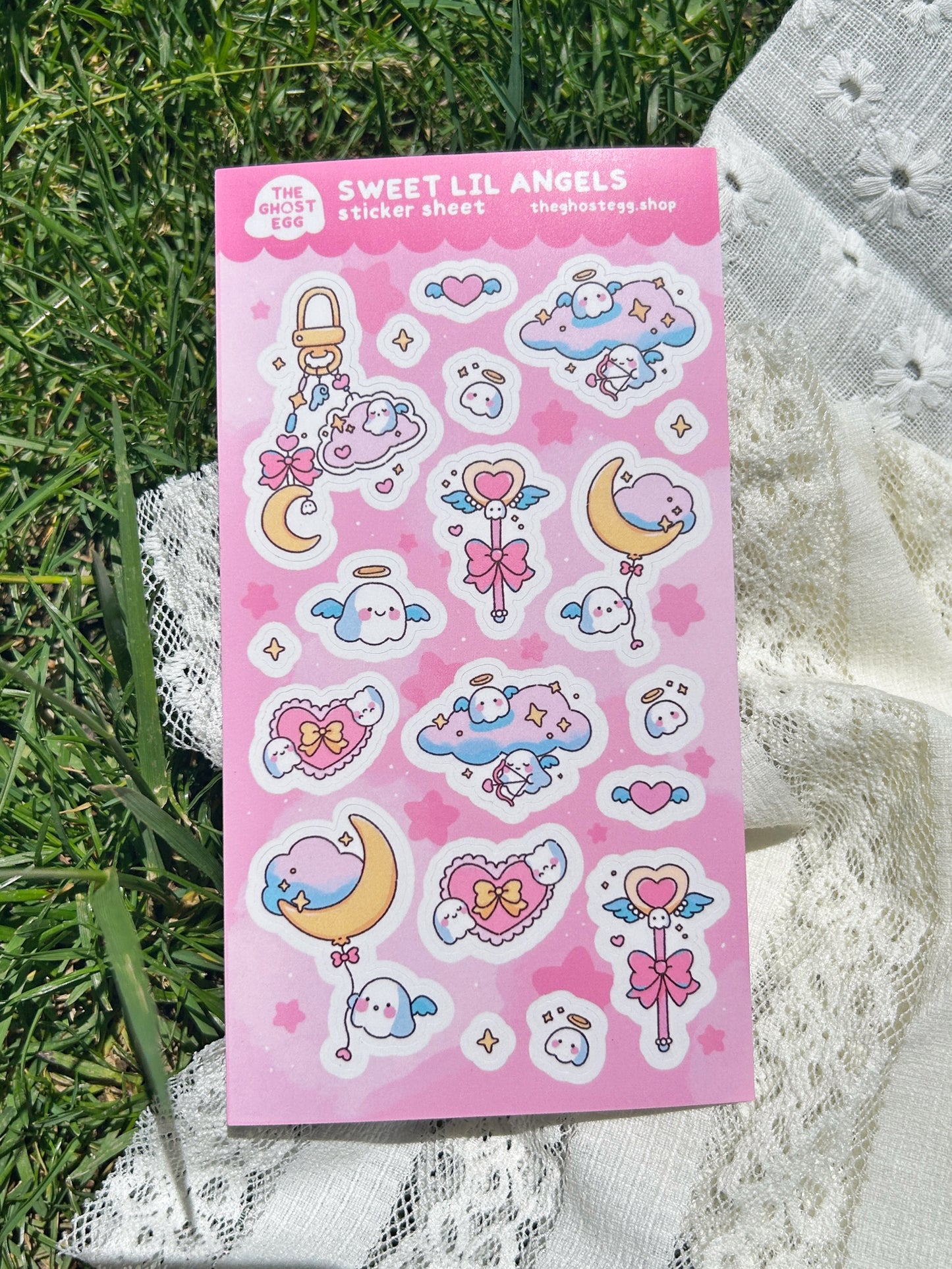 Matte Sweet Lil Angels Sticker Sheet