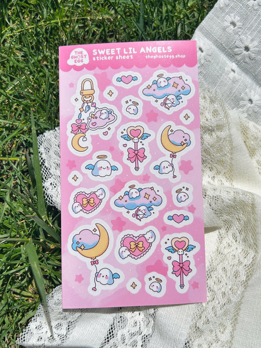Matte Sweet Lil Angels Sticker Sheet