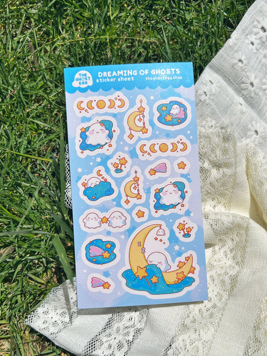 Matte Dreaming of Ghosts Sticker Sheet