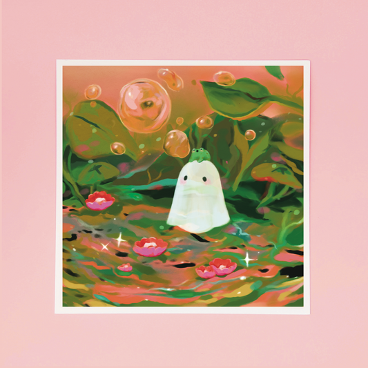 Ghost Pond Square Print