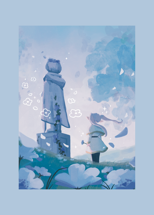 The Elf and the Hero Print