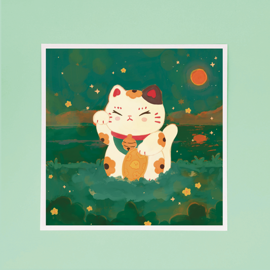 Maneki Neko Print