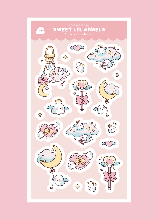 Sweet Lil Angels Sticker Sheet